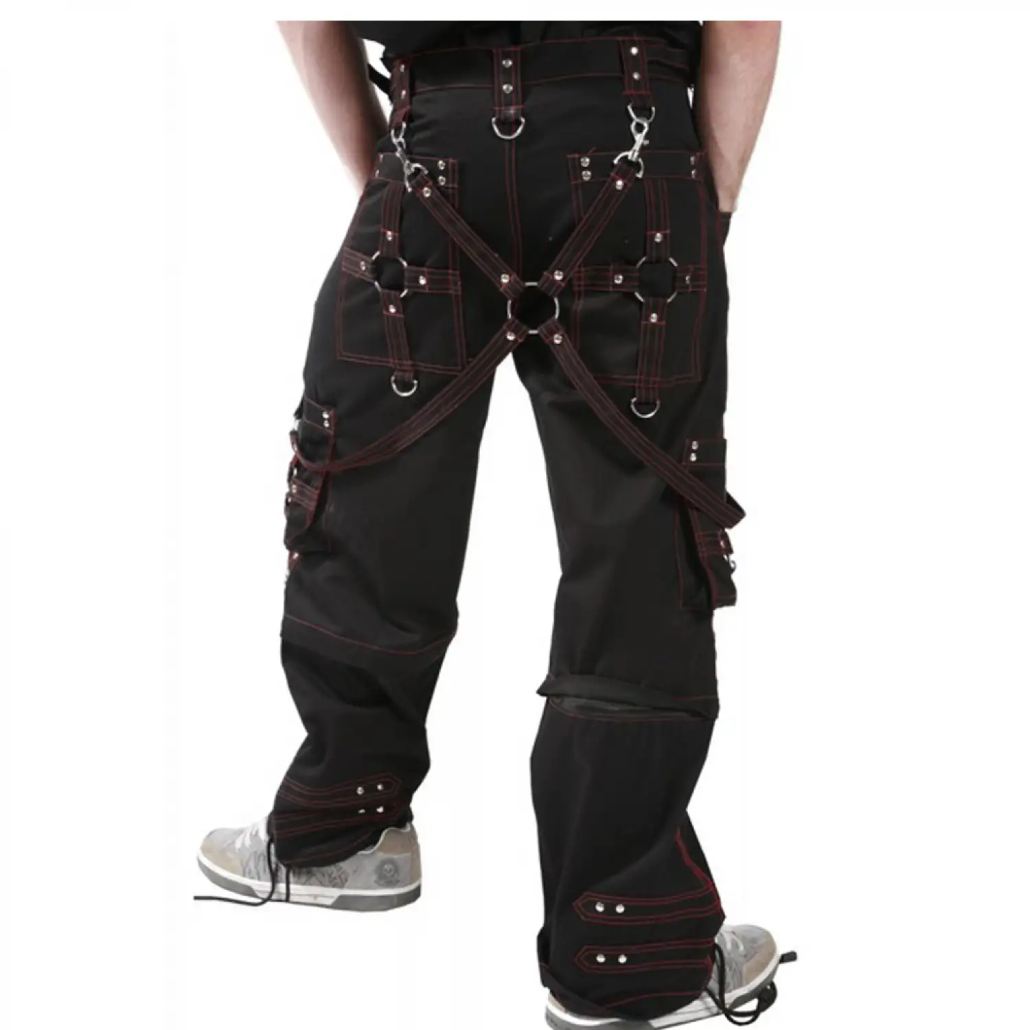 Men's Bondage Gothic Baggy Pants - Cargo Alt Trousers